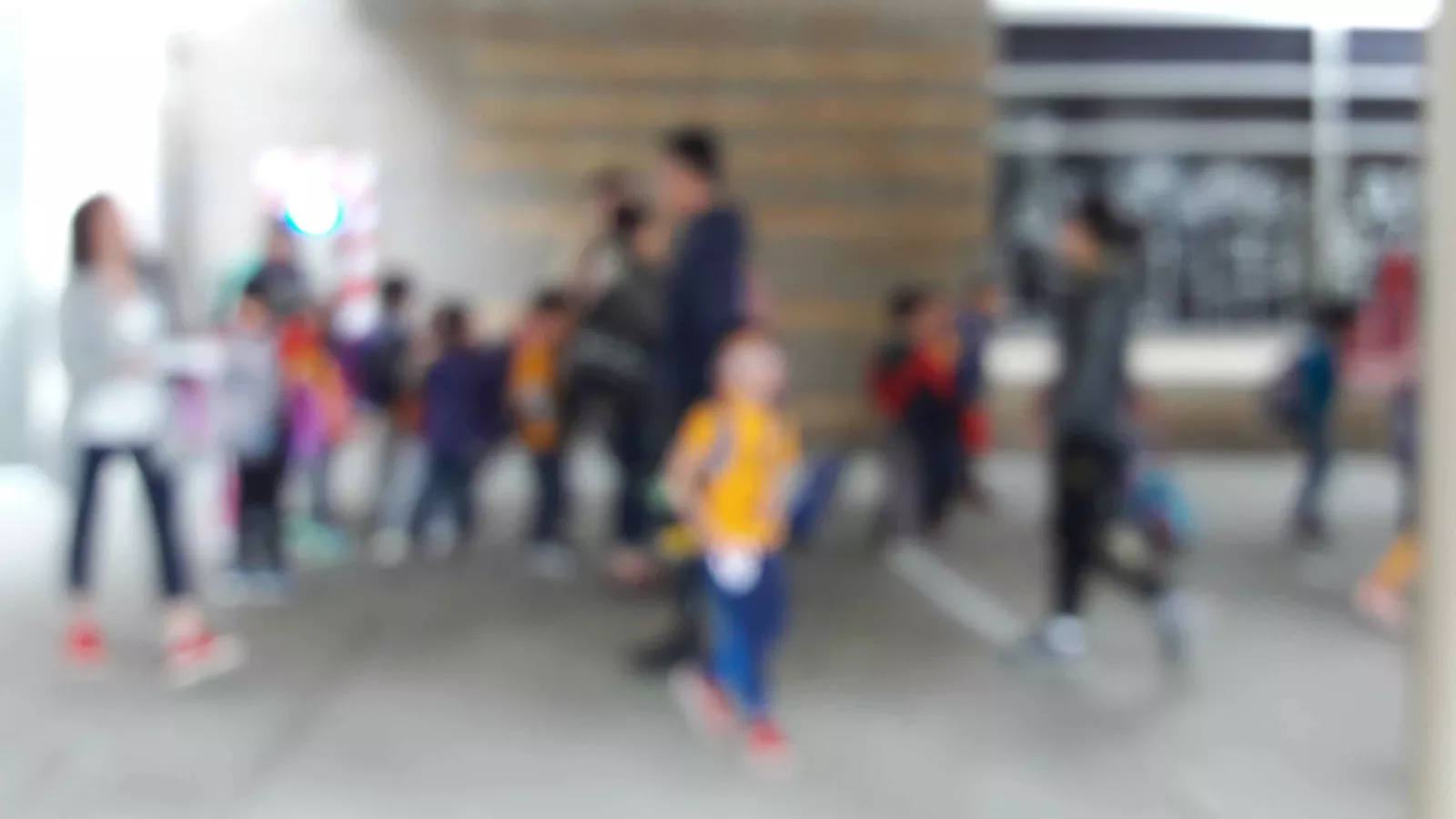 Blurry kids
